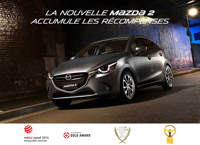 La nouvelle Mazda2 accumule les récompenses 