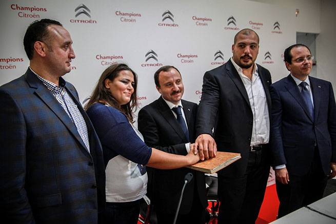 Champions Citroën : Citroën Tunisie partenaire officiel des judokas Fayçel Jeballah et Nihel Cheikhrouhou 