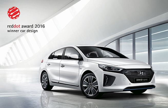 La Hyundai IONIQ remporte le prix Red Dot Design