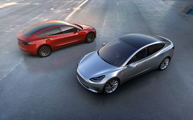 Tesla dévoile le modèle 3