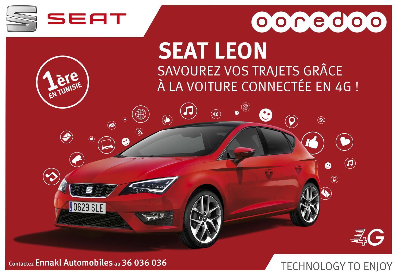 SEAT LEON « La voiture connectée by Ooredoo »