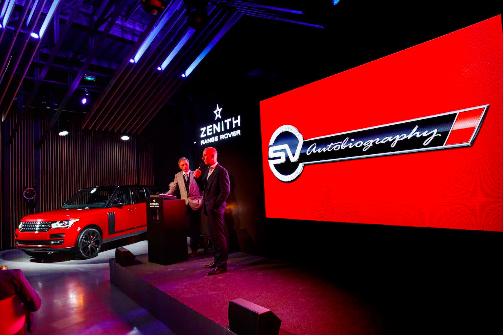 Range Rover SVAutobiography et Zenith El Primero Chronograph