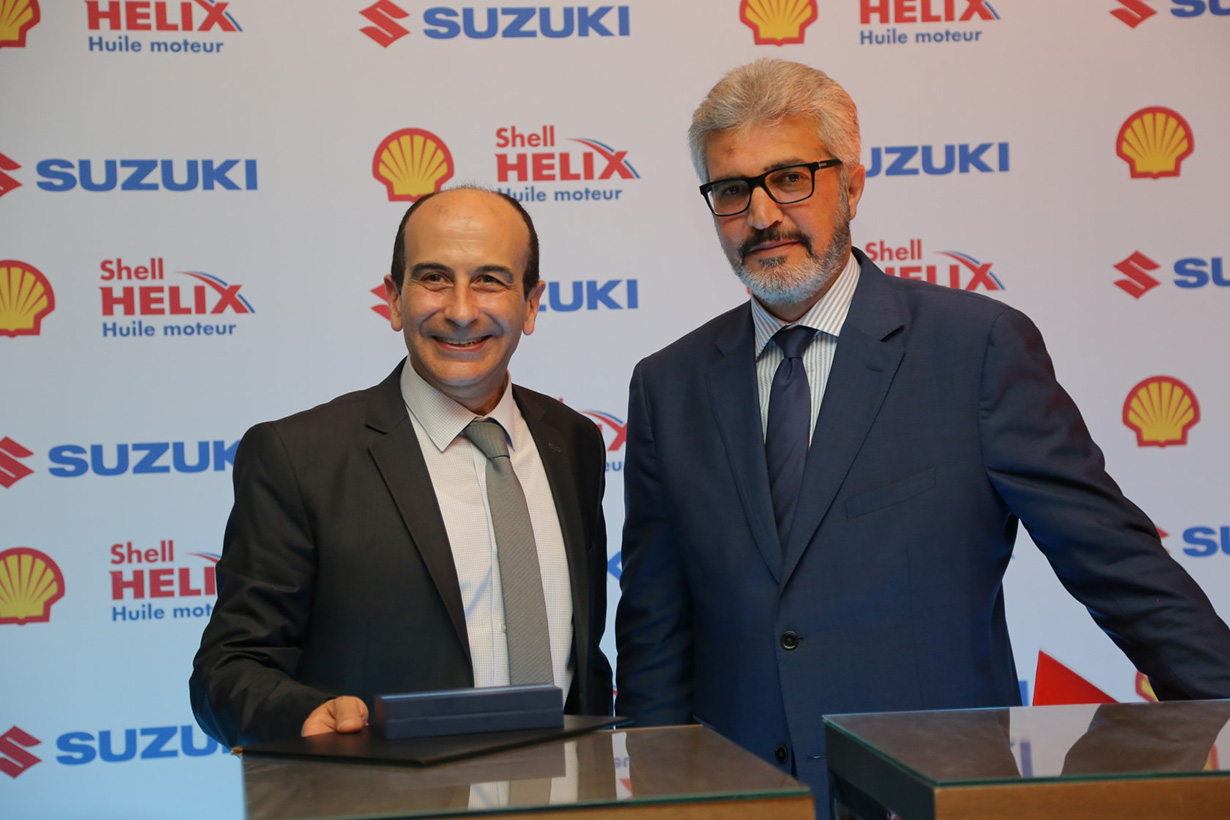 Suzuki Tunisie fait confiance à Shell Helix