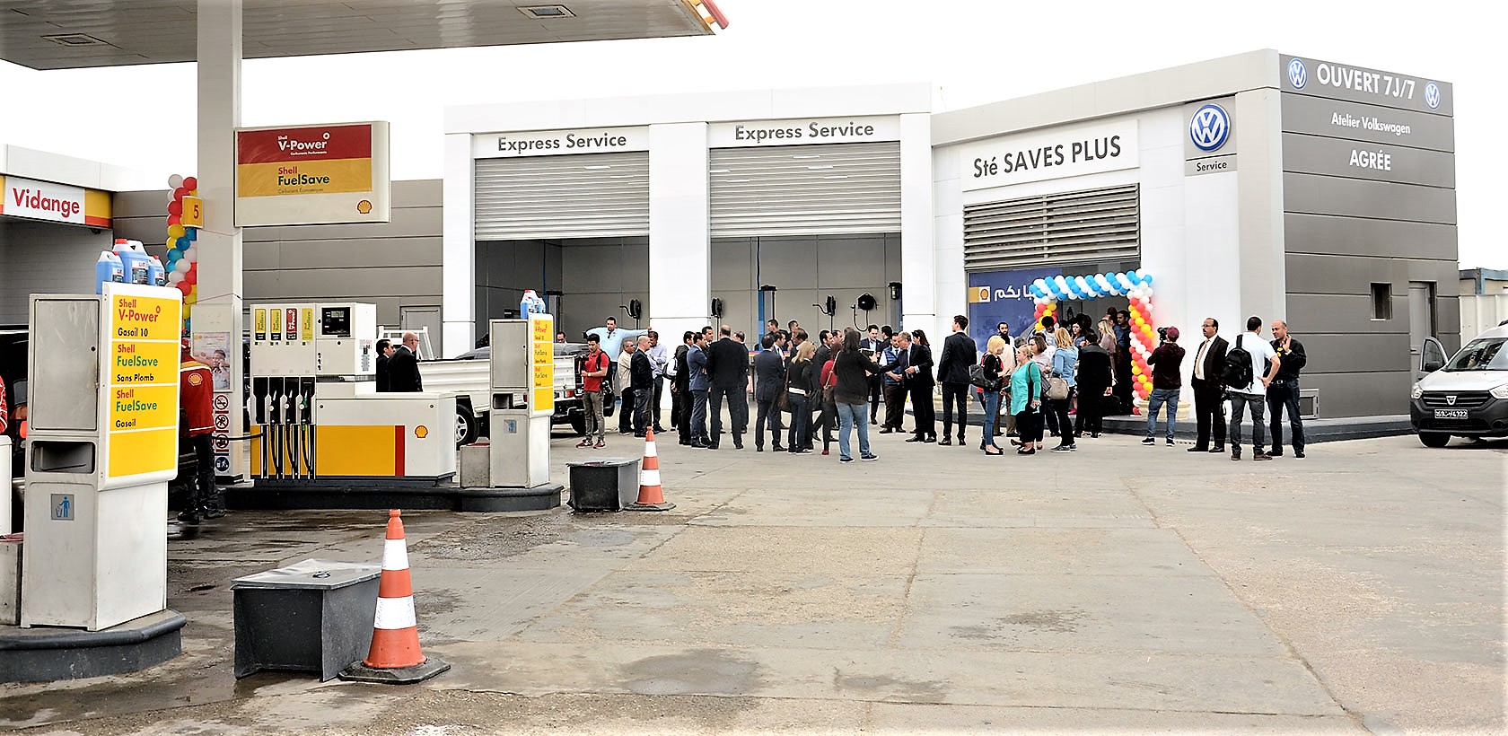 Premier atelier Volkswagen Express Service en partenariat avec Shell