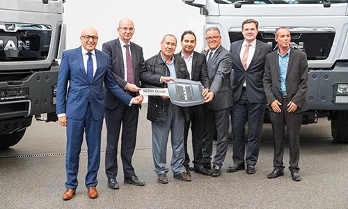 Le Groupe Sebri acquiert 74 camions MAN chez Alpha International