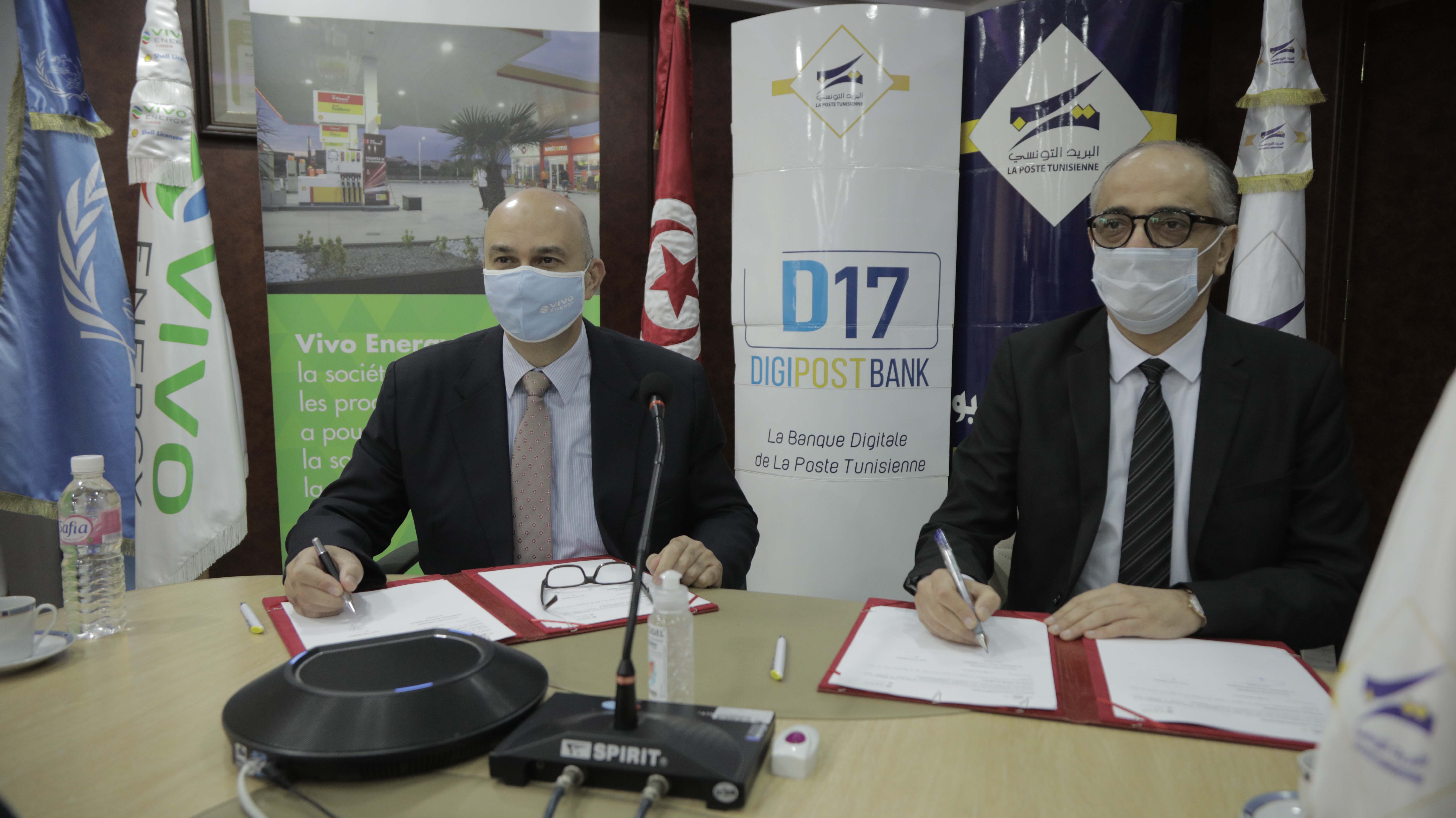 La Poste Tunisienne et Vivo Energy Tunisie signent un partenariat stratégique