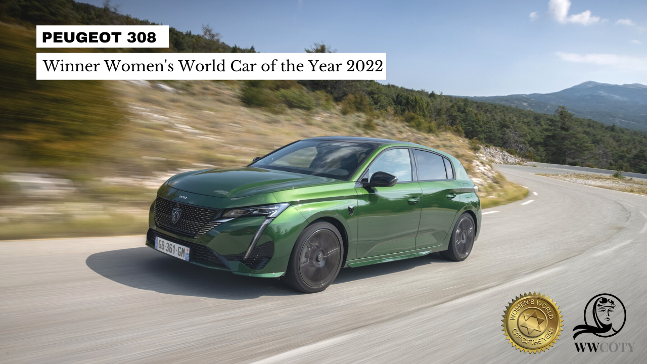 La nouvelle Peugeot 308 élue “Women’s World Car of the Year” (WWCOTY) 2022