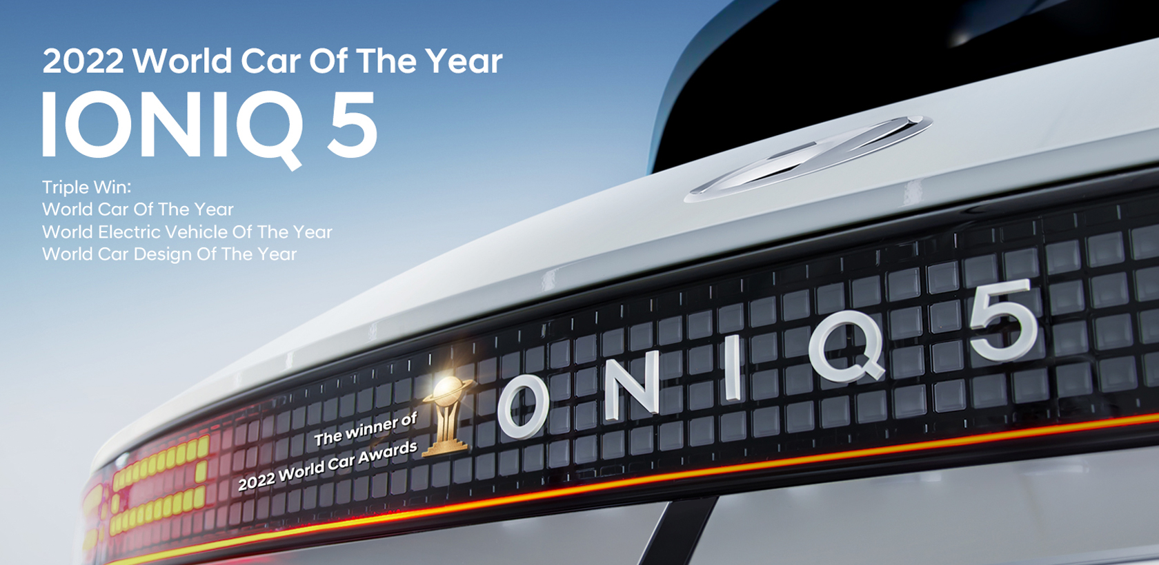 Hyundai IONIQ 5 décroche les prix « World Car of the Year », « Electric Vehicle of the Year » et « Car Design of the Year »