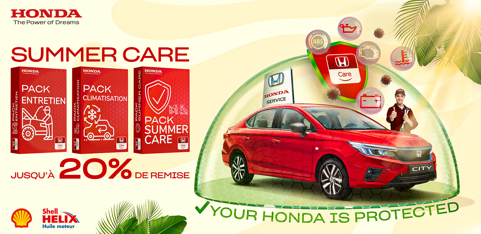 Honda Summer Care, roulez en toute sécurité