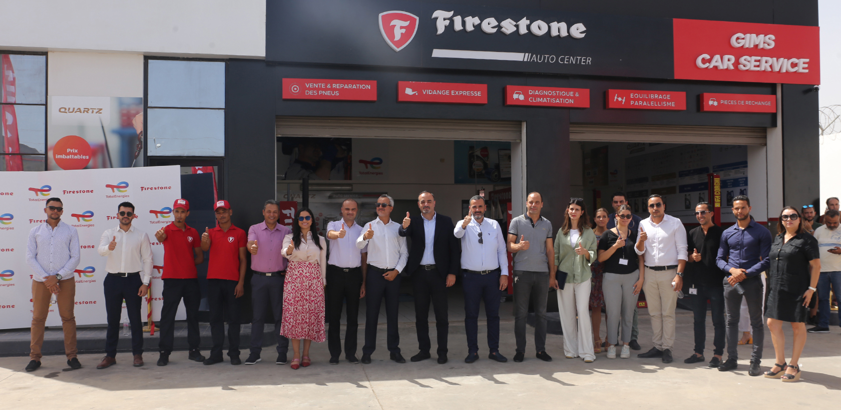 TotalEnergies inaugure un deuxième centre Firestone