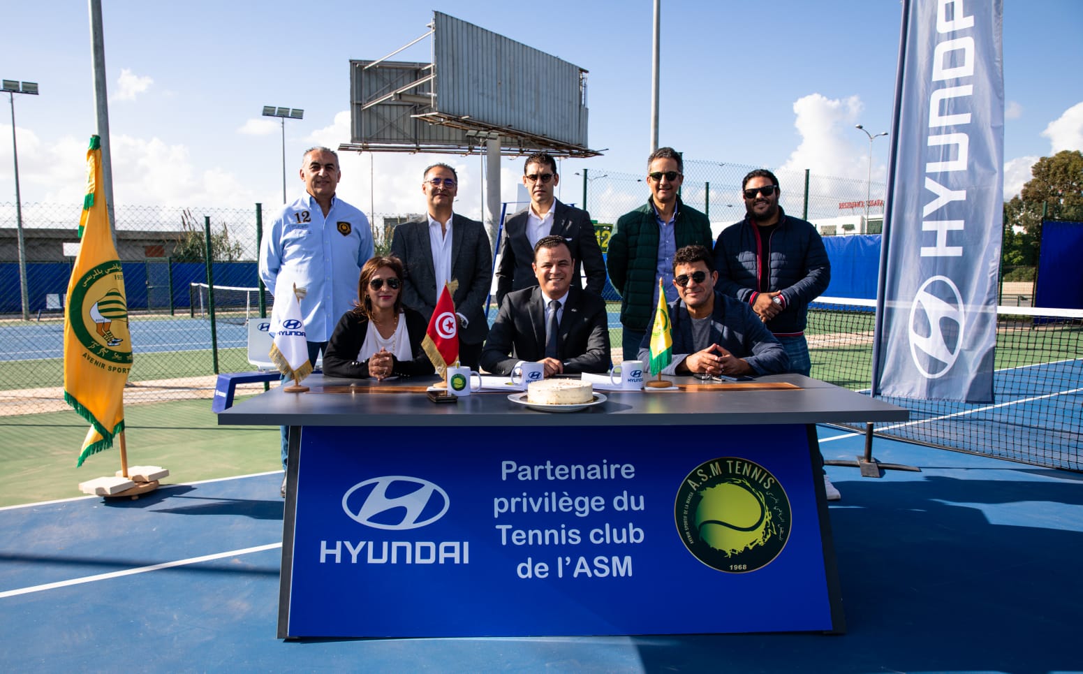 Hyundai Tunisie partenaire de la section tennis de l'ASM