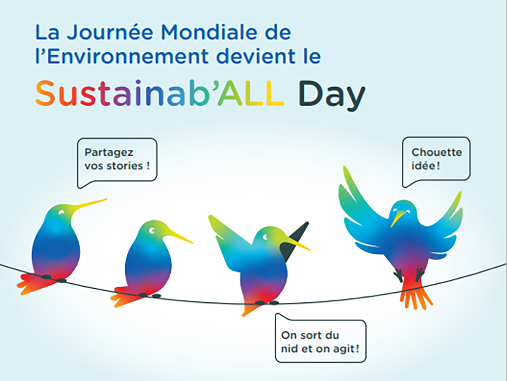 La Journée Mondiale de l’Environnement devient le Sustainab’ALL Day