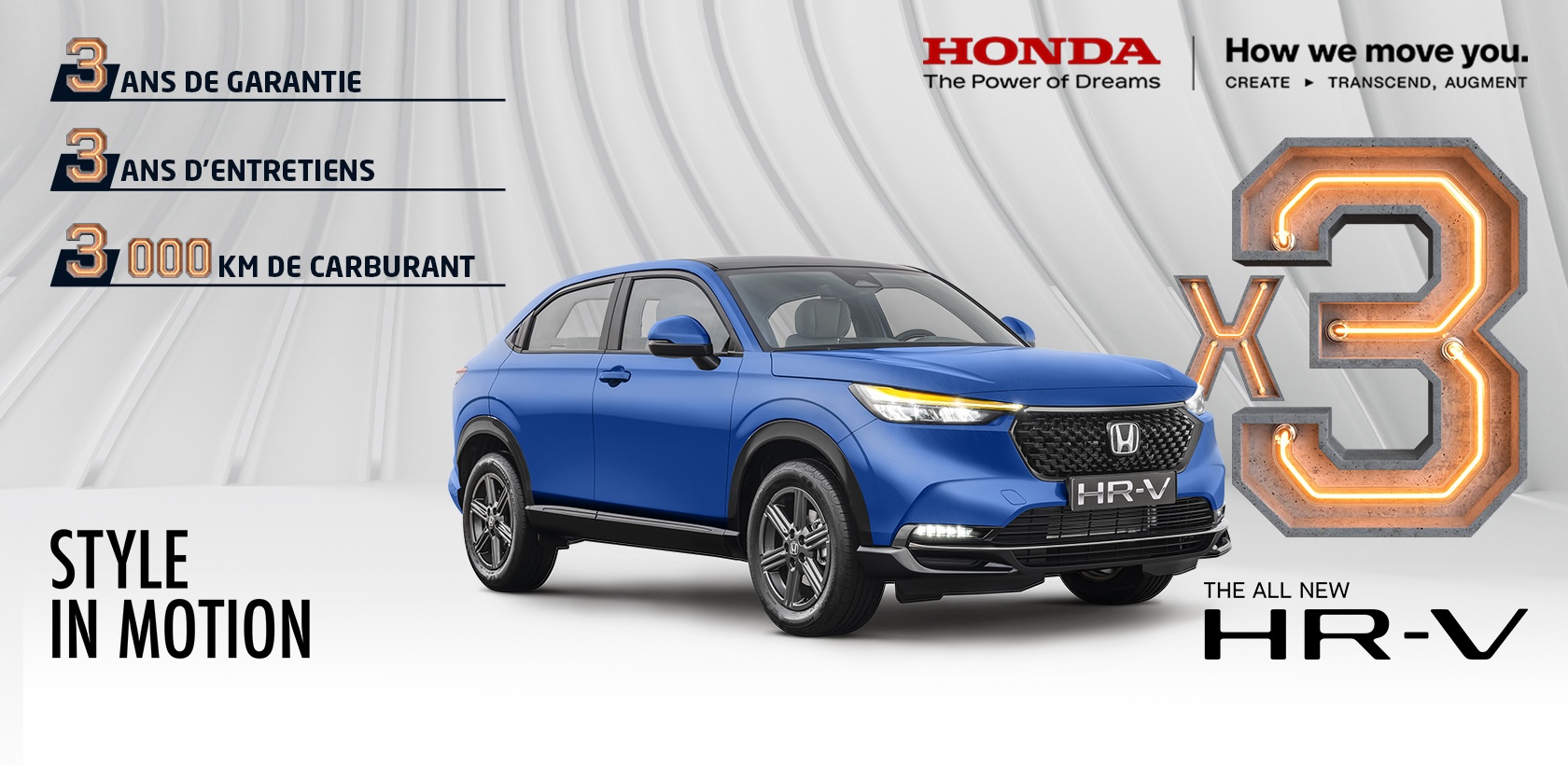 Offre Honda HR-V X3