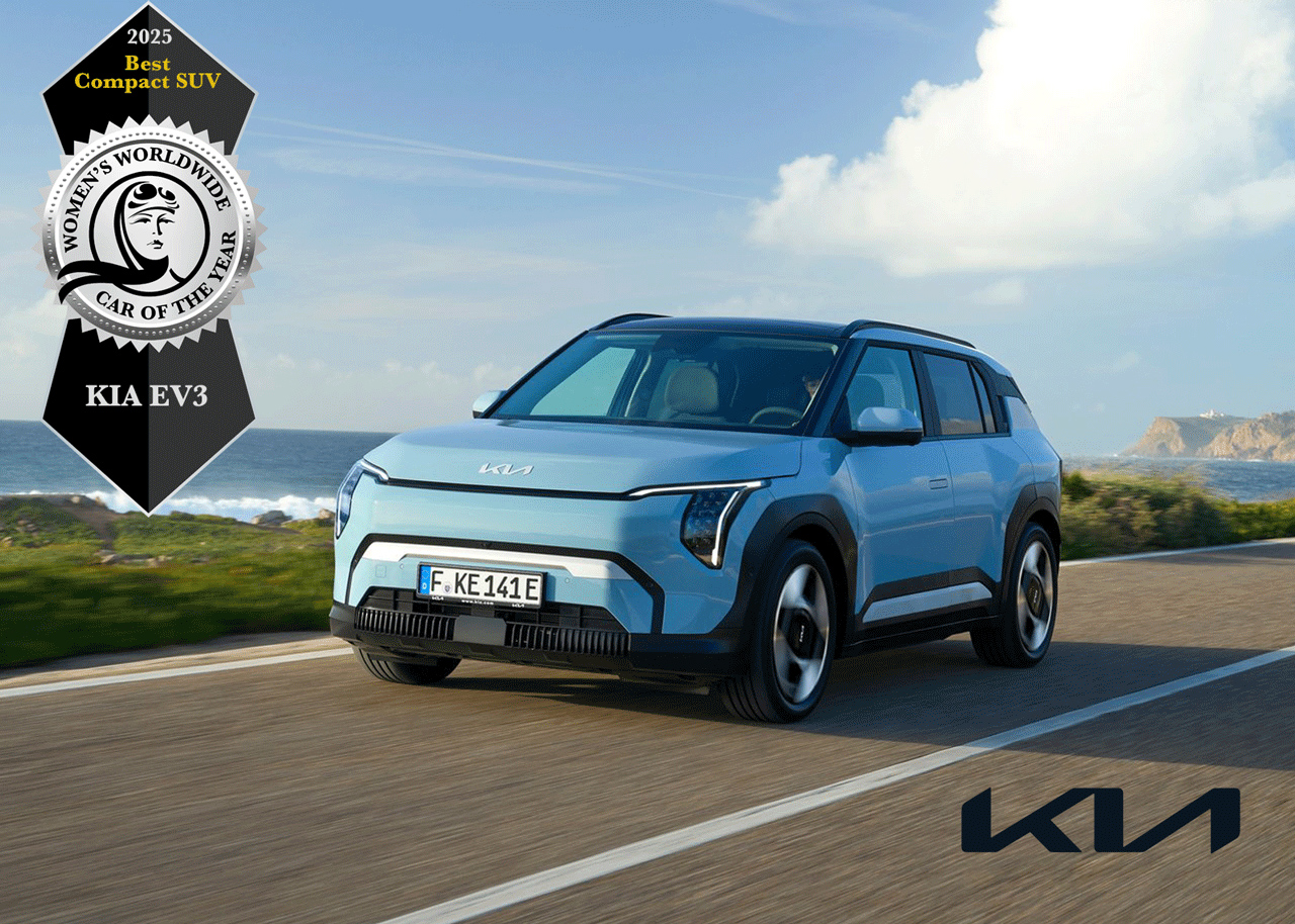 Le Kia EV3 remporte la catégorie SUV Compact lors des Women’s Worldwide Car of the Year Awards 2025