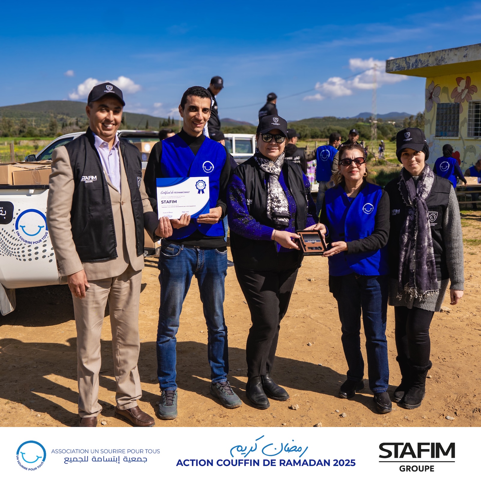 Le Groupe STAFIM lance l’action humanitaire « Landtrek الخير       بقلب كبير نملاو »