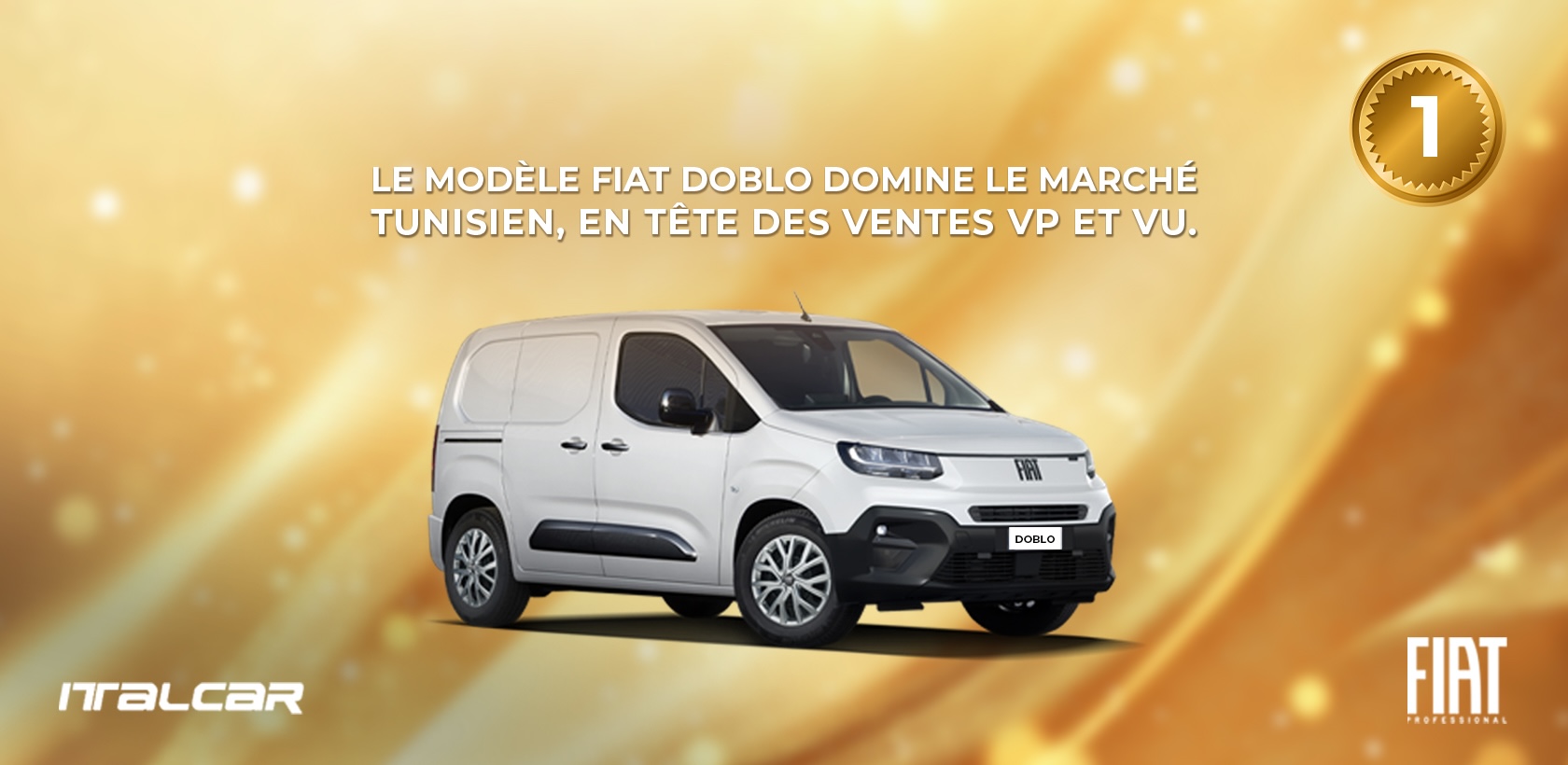 Fiat Doblo, leader en Tunisie au premier trimestre 2025