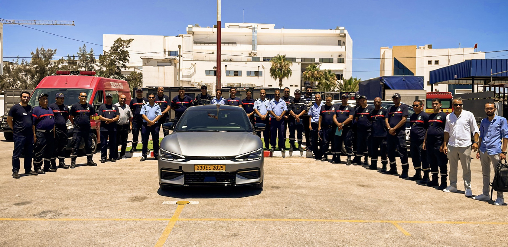 City Cars – Kia accompagne la Protection Civile de Tunis et de Sfax dans la formation aux véhicules électriques