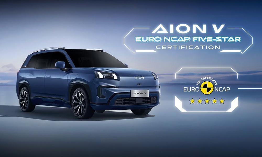 L’AION V de GAC obtient 5 étoiles à l’Euro NCAP 2025