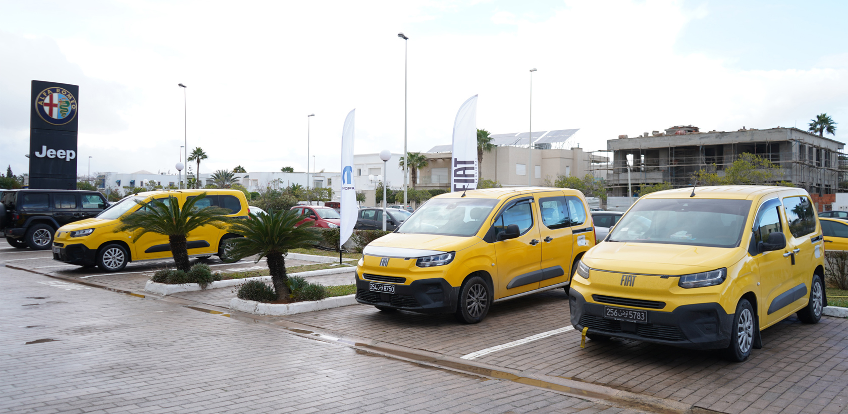 Rencontre professionnelle autour du nouveau Fiat Doblò Combi avec les chauffeurs de taxi