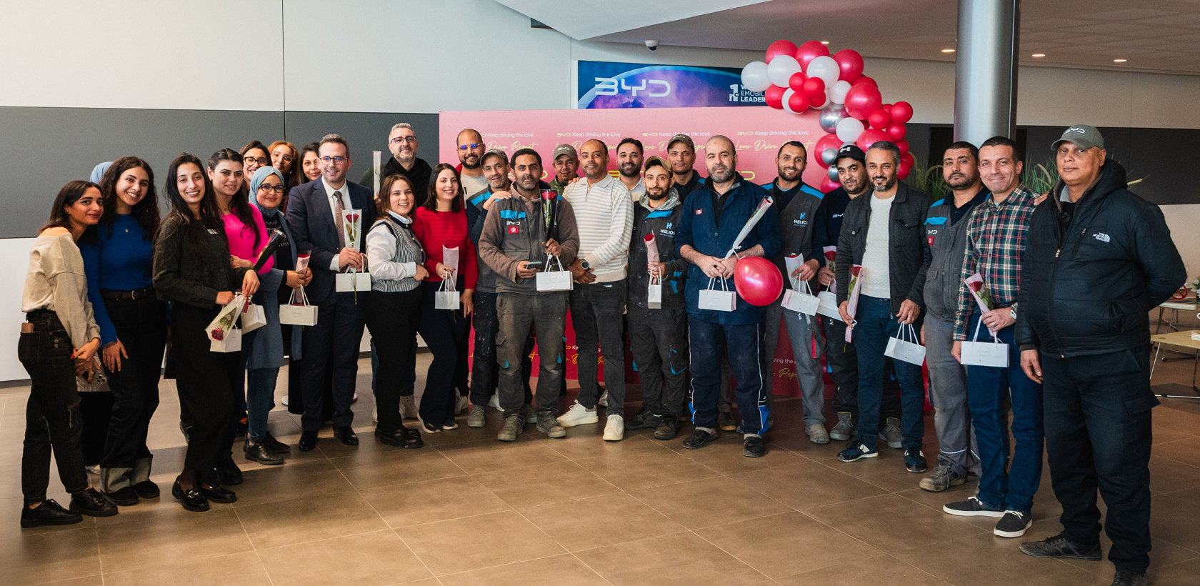 BYD Tunisie célèbre l’amour avec “BYD Keep Driving the Love”