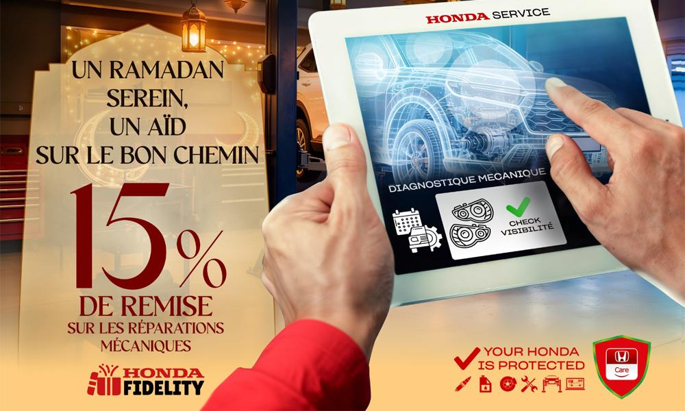 Offres promotionnelles chez Honda Tunisie durant le mois de Ramadan